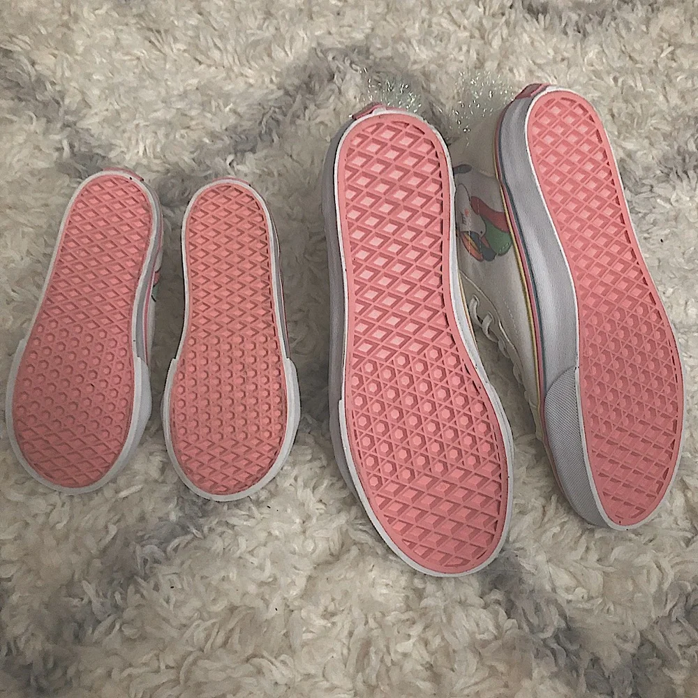 NWOT Mom&daughter matching vans🦄🌈 - Picture 3 of 5